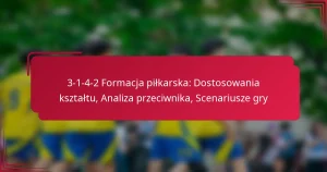 Read more about the article 3-1-4-2 Formacja piłkarska: Dostosowania kształtu, Analiza przeciwnika, Scenariusze gry