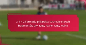 Read more about the article 3-1-4-2 Formacja piłkarska: strategie stałych fragmentów gry, rzuty rożne, rzuty wolne