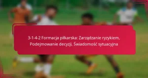 Read more about the article 3-1-4-2 Formacja piłkarska: Zarządzanie ryzykiem, Podejmowanie decyzji, Świadomość sytuacyjna