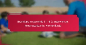 Read more about the article Bramkarz w systemie 3-1-4-2: Interwencje, Rozprowadzanie, Komunikacja