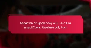 Read more about the article Napastnik drugoplanowy w 3-1-4-2: Gra zespołowa, Strzelanie goli, Ruch