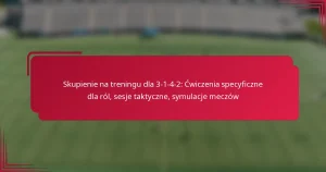 Read more about the article Skupienie na treningu dla 3-1-4-2: Ćwiczenia specyficzne dla ról, sesje taktyczne, symulacje meczów