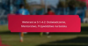 Read more about the article Weterani w 3-1-4-2: Doświadczenie, Mentorstwo, Przywództwo na boisku